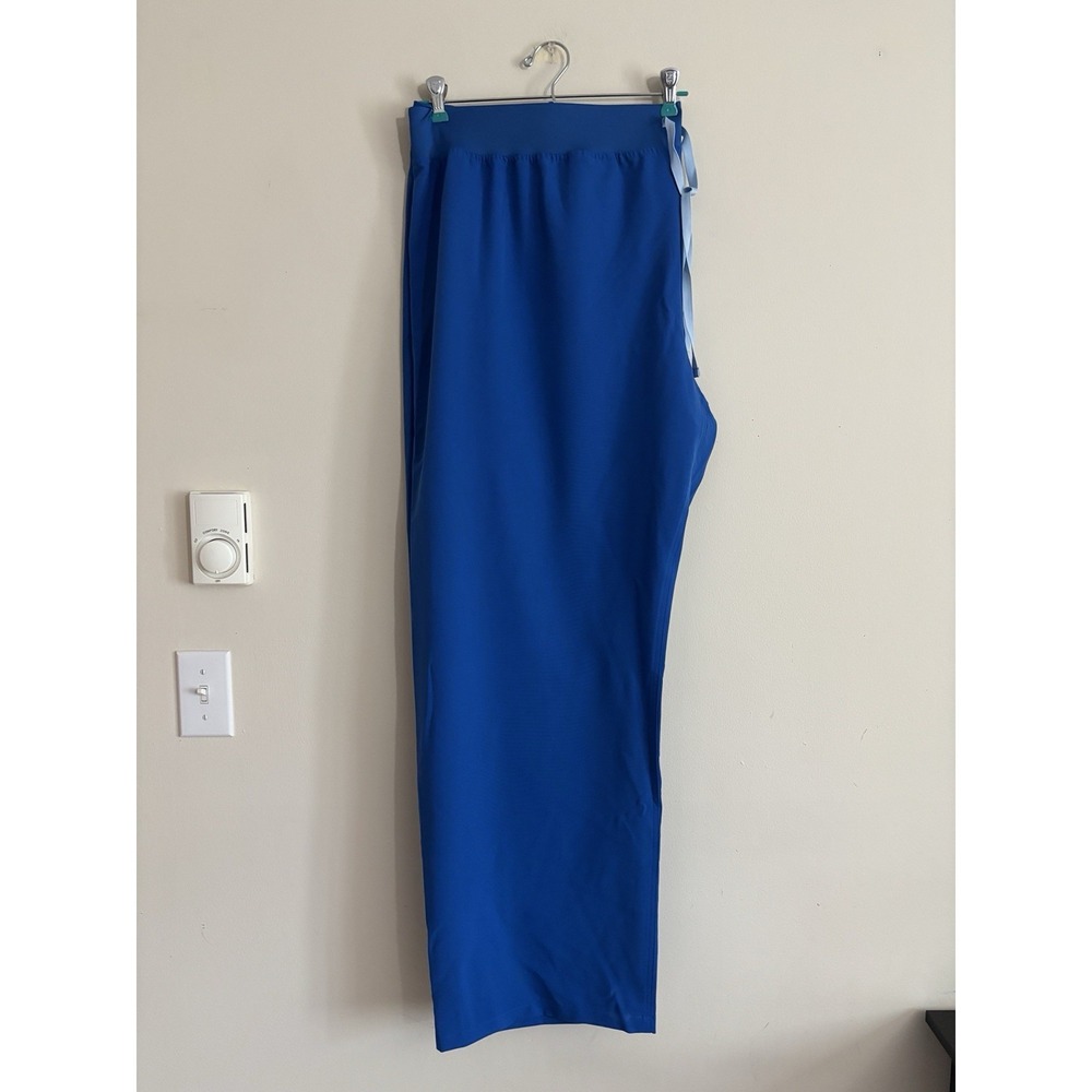 NWT FIGS Livingston Scrub Pants Womens Plus Size 6X 6XL Blue PO 4215